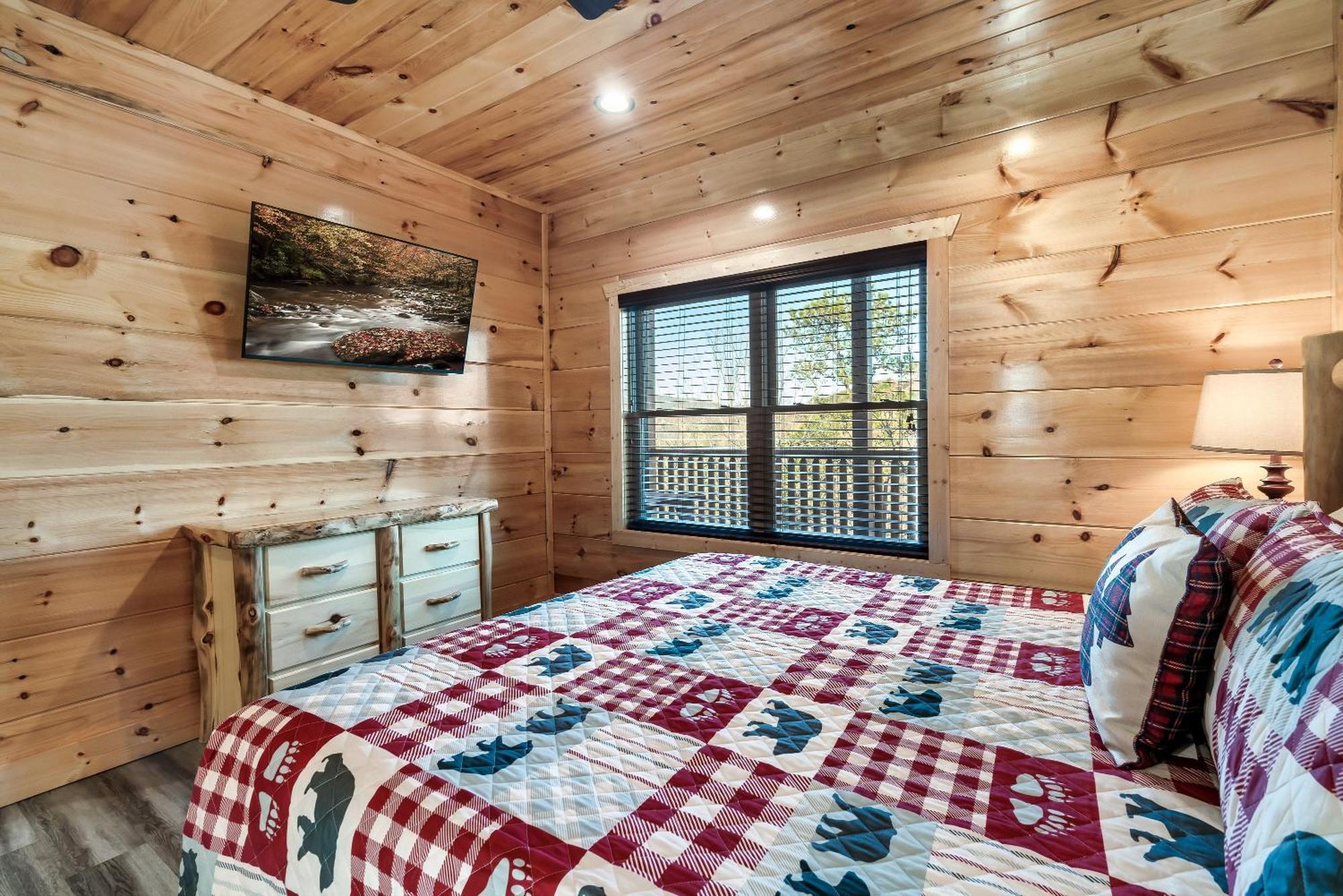 Full Equipped Cabin With A Pool And Game Room Smokies Views Gatlinburg Luaran gambar