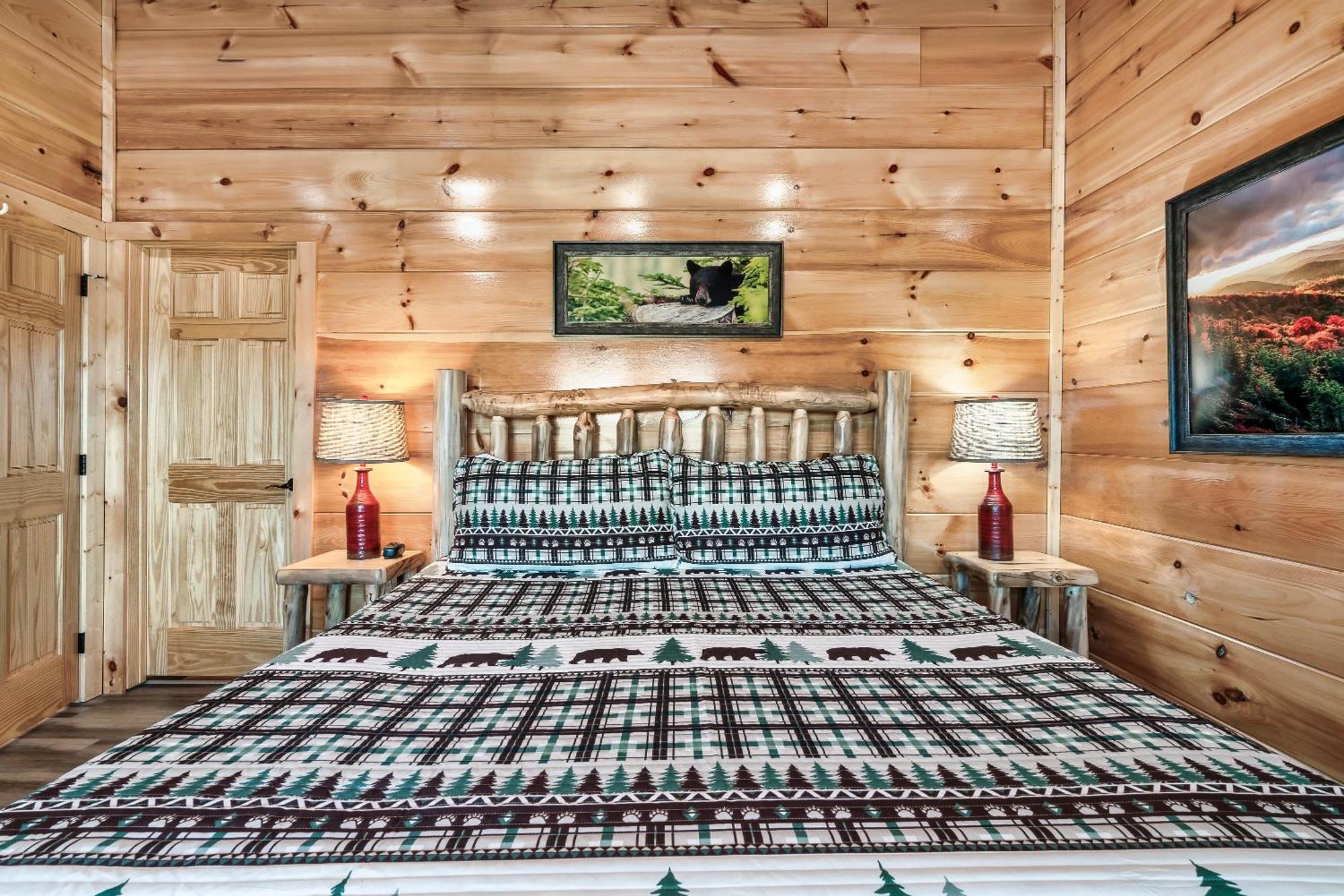 Full Equipped Cabin With A Pool And Game Room Smokies Views Gatlinburg Luaran gambar