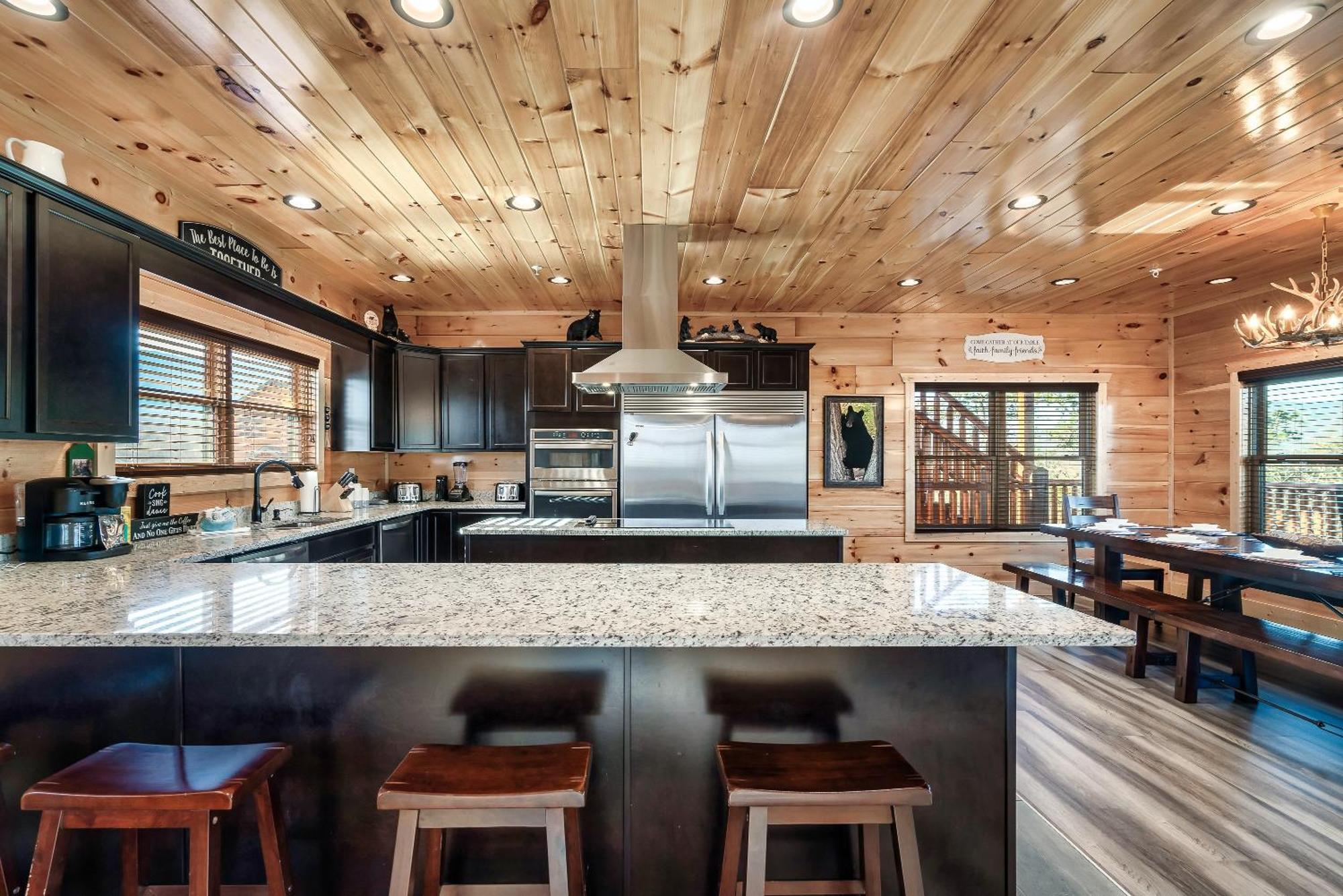 Full Equipped Cabin With A Pool And Game Room Smokies Views Gatlinburg Luaran gambar