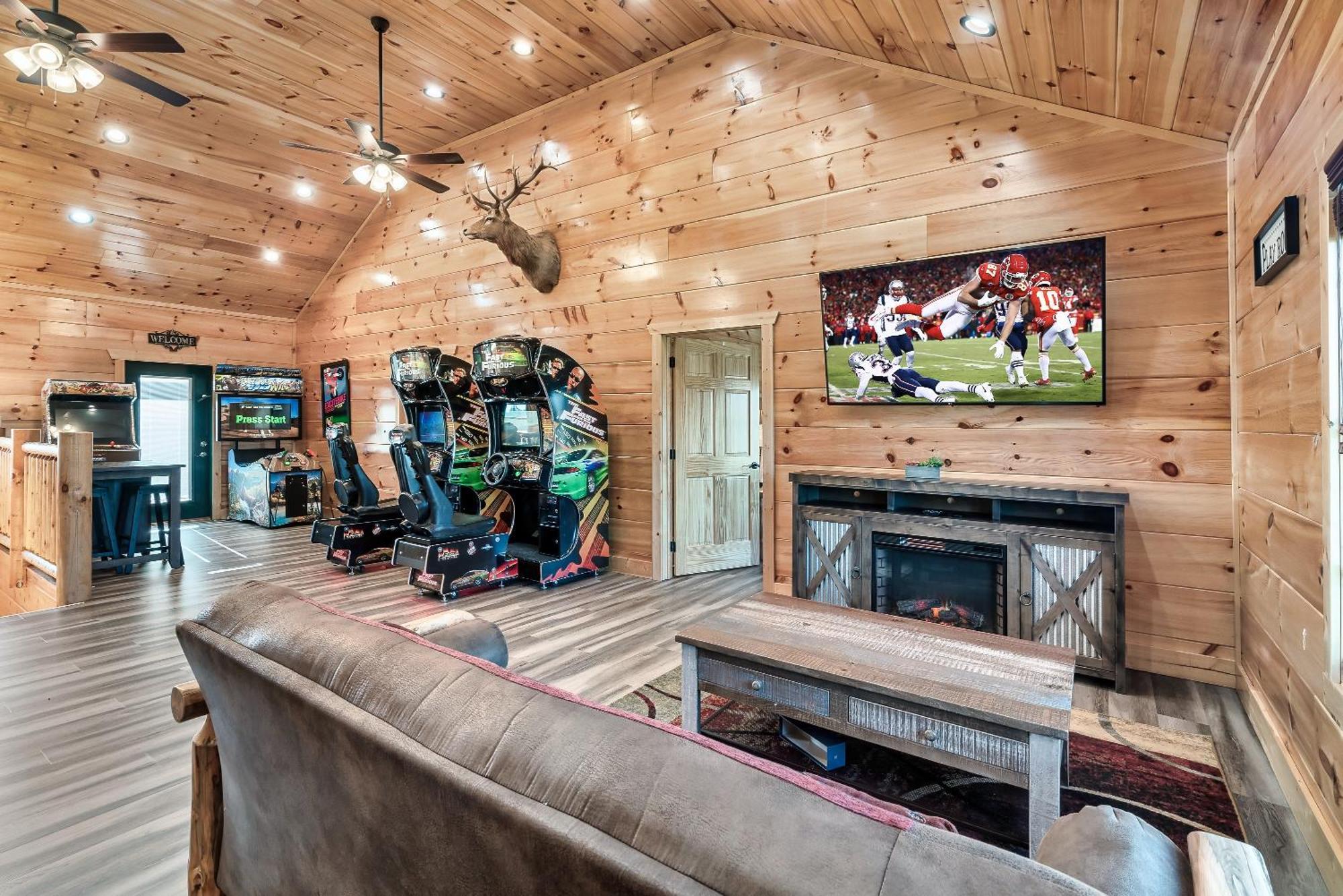 Full Equipped Cabin With A Pool And Game Room Smokies Views Gatlinburg Luaran gambar