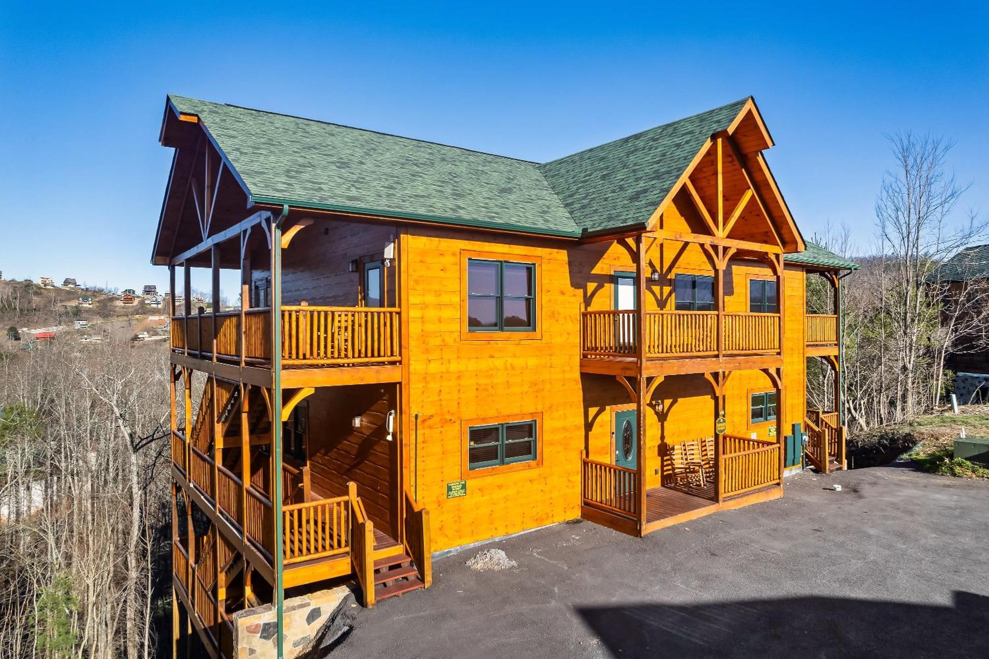 Full Equipped Cabin With A Pool And Game Room Smokies Views Gatlinburg Luaran gambar