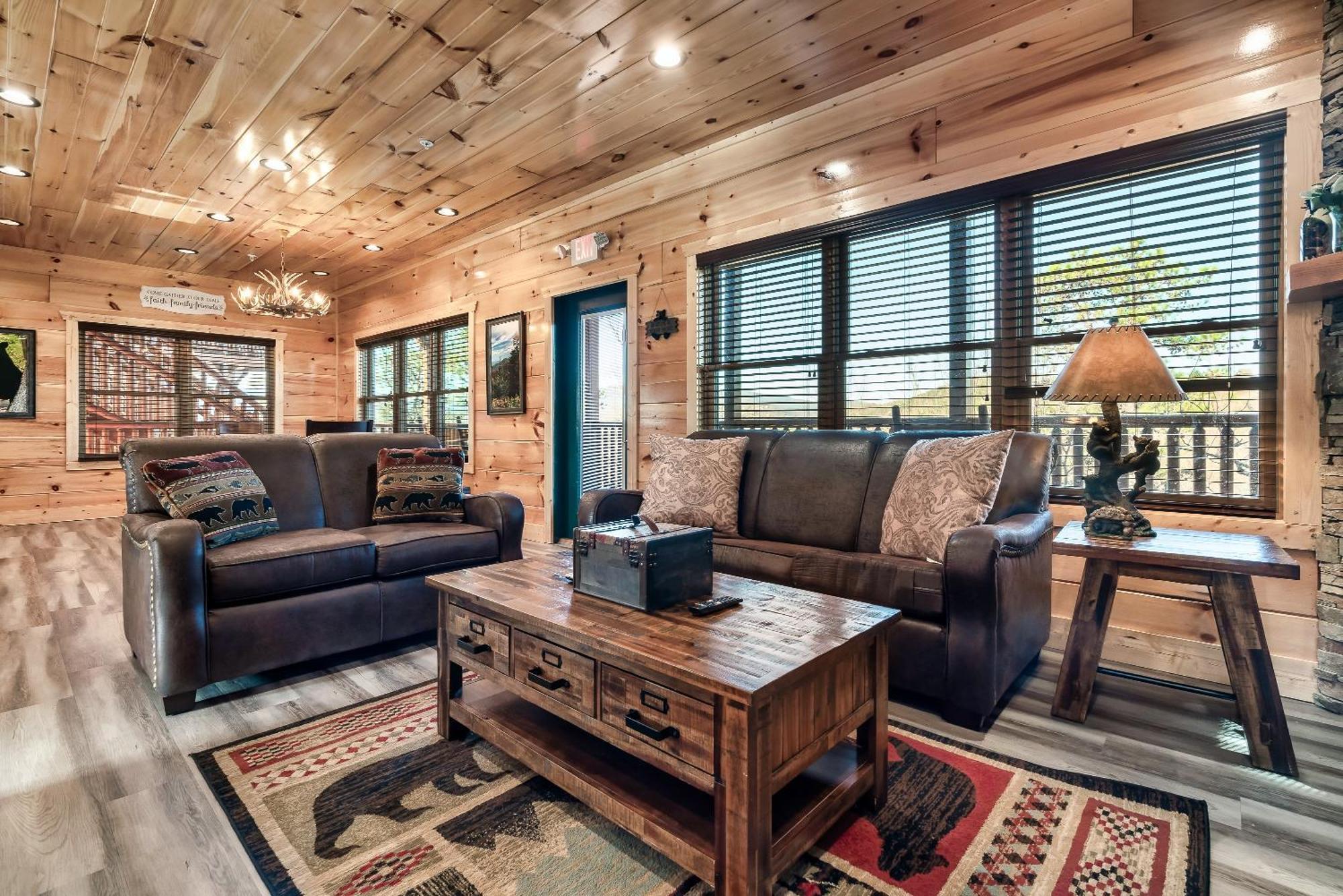 Full Equipped Cabin With A Pool And Game Room Smokies Views Gatlinburg Luaran gambar